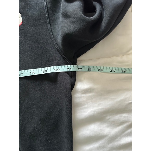 Nike Air Jordan Flight Hoodie Black Sweatshirt Chicago 1 Sneakers Graphic Small - Picture 7 of 10